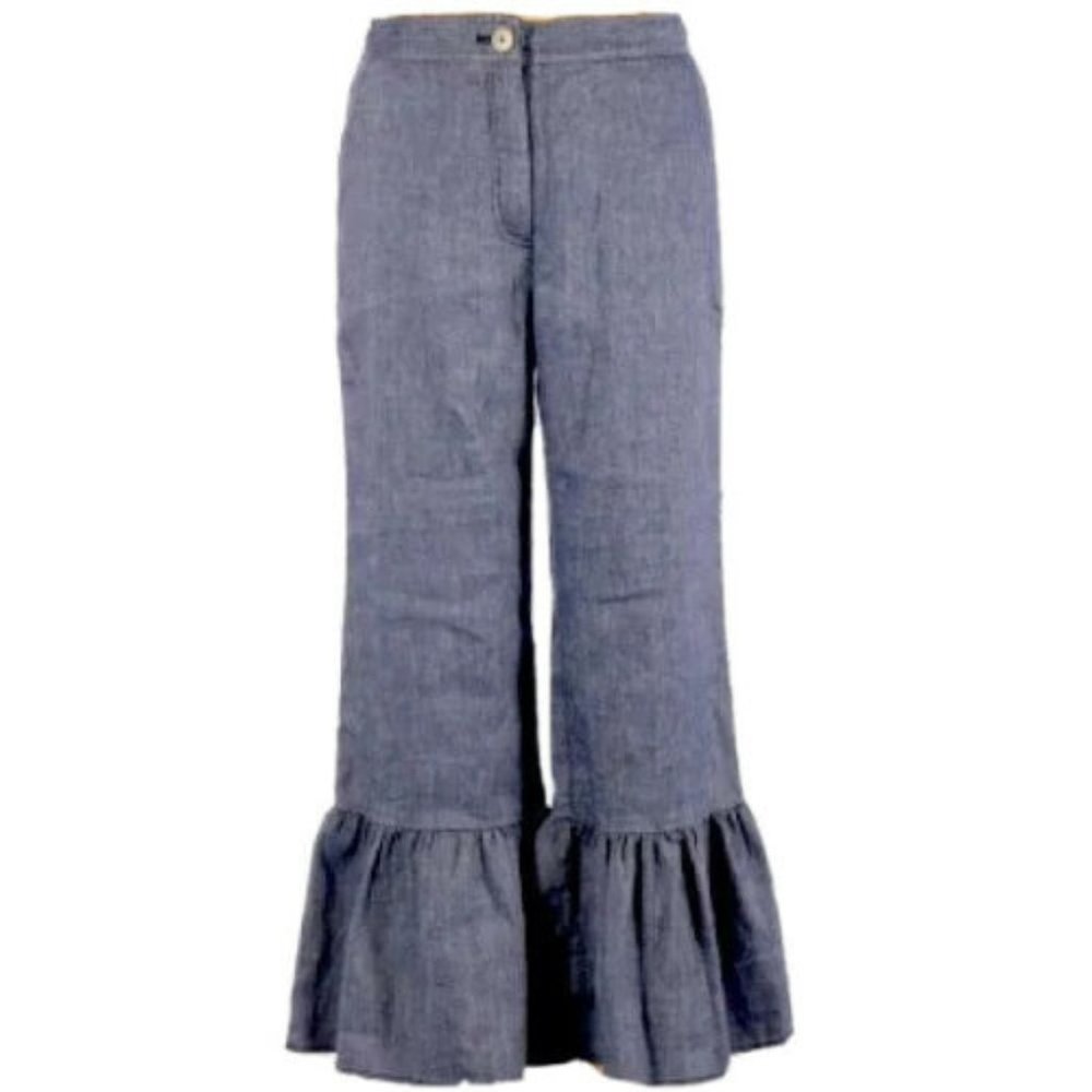 Ett:Twa Anthropologie Women's Sz 4 Linen Pants